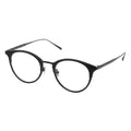 black round eyeglasses