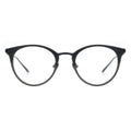 round gray eyeglasses
