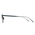 black frame eyeglasses