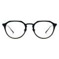 black round eyeglasses