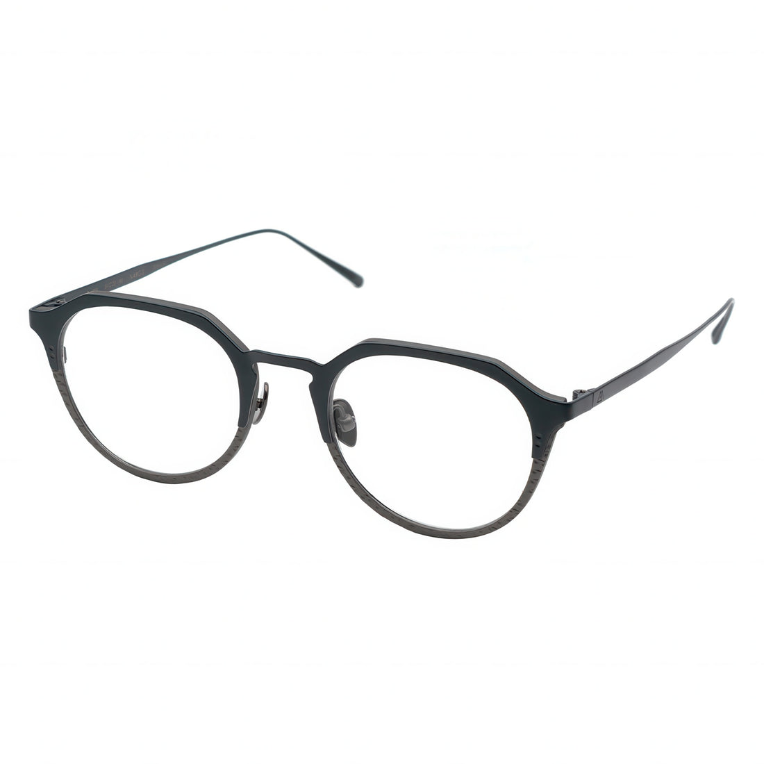 black round eyeglasses