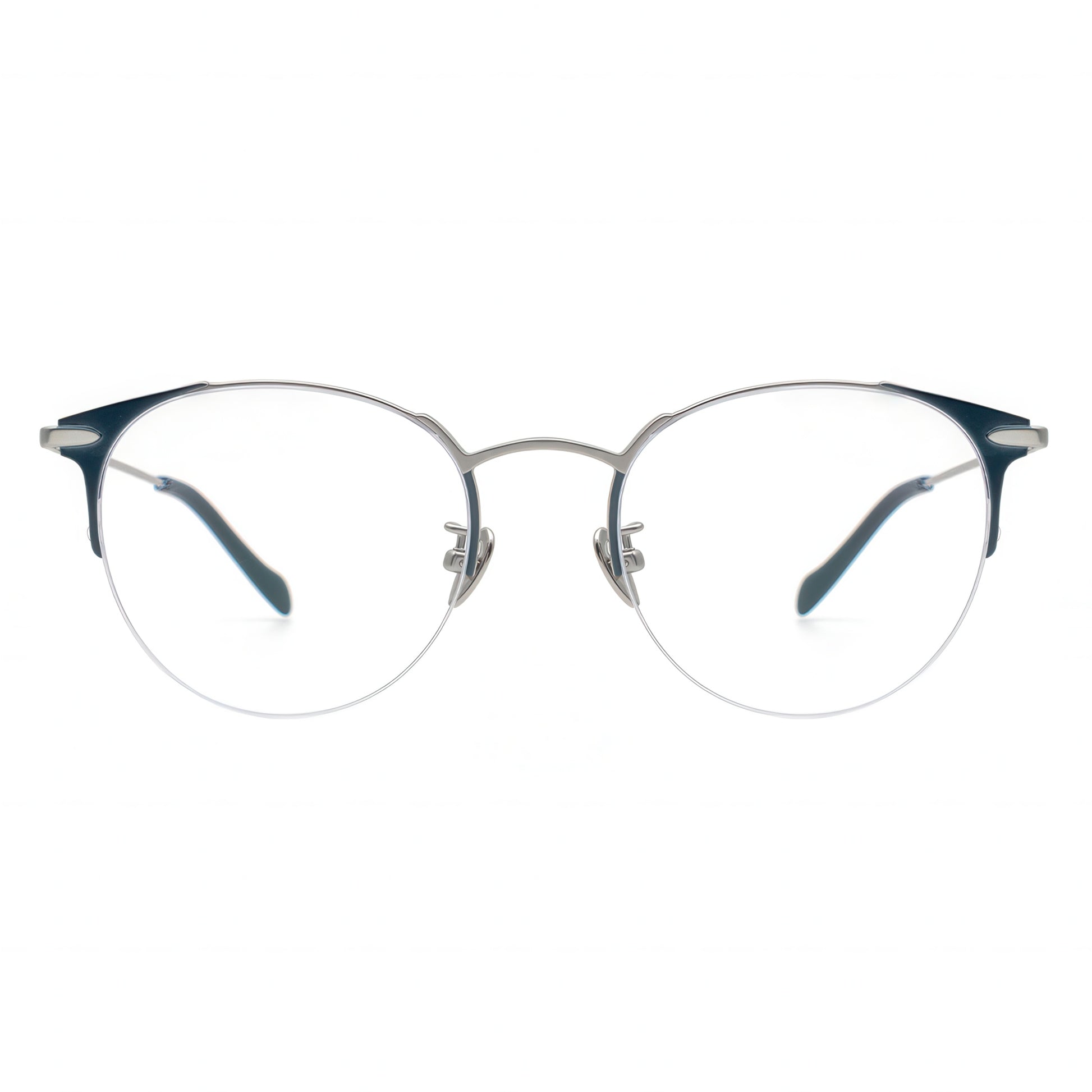 half-rim eyeglasses