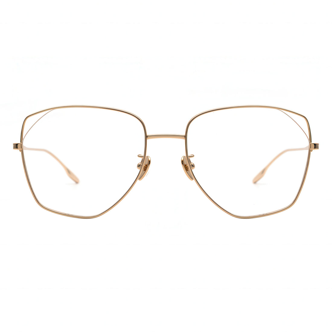 gold eyeglasses