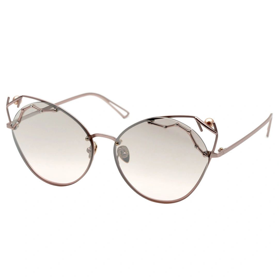 MYTH GREECE LETHE cat eye light tinted sunglasses womens ladies,thin rose gold metal frame sunglasses retro vintage 