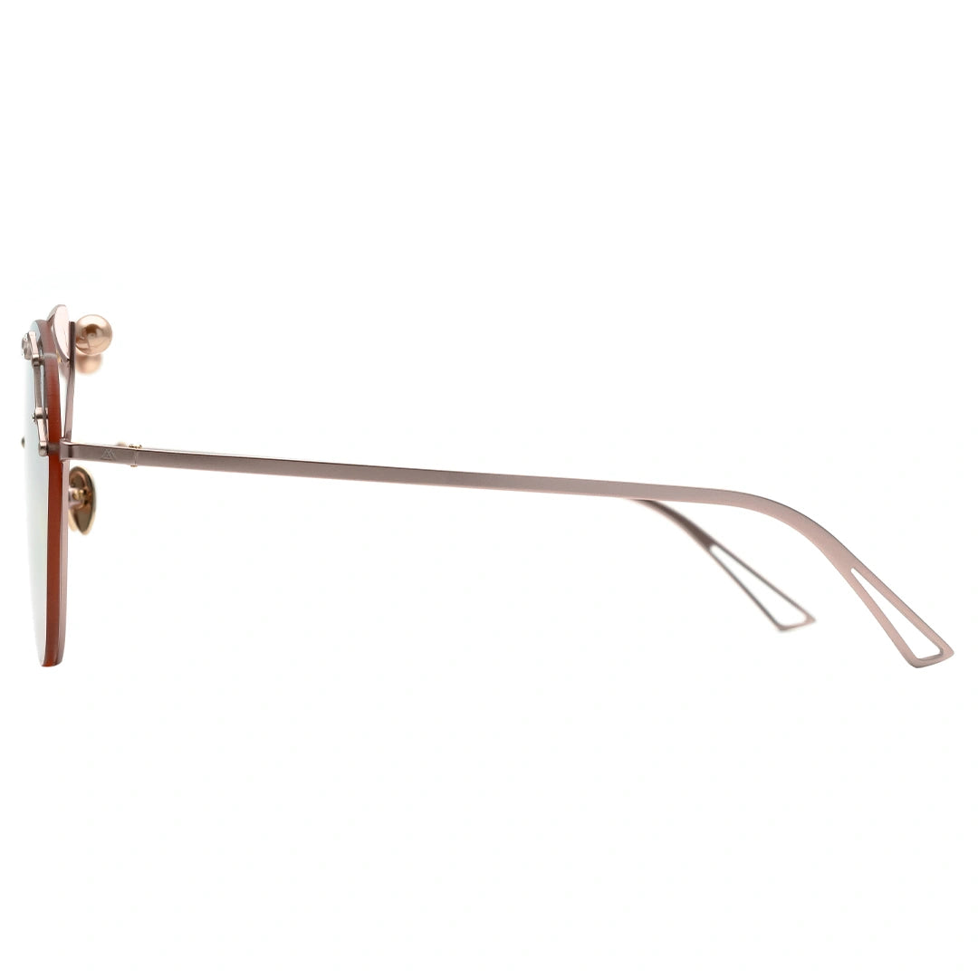 MYTH GREECE LETHE cat eye light tinted sunglasses womens ladies,thin rose gold metal frame sunglasses retro vintage 