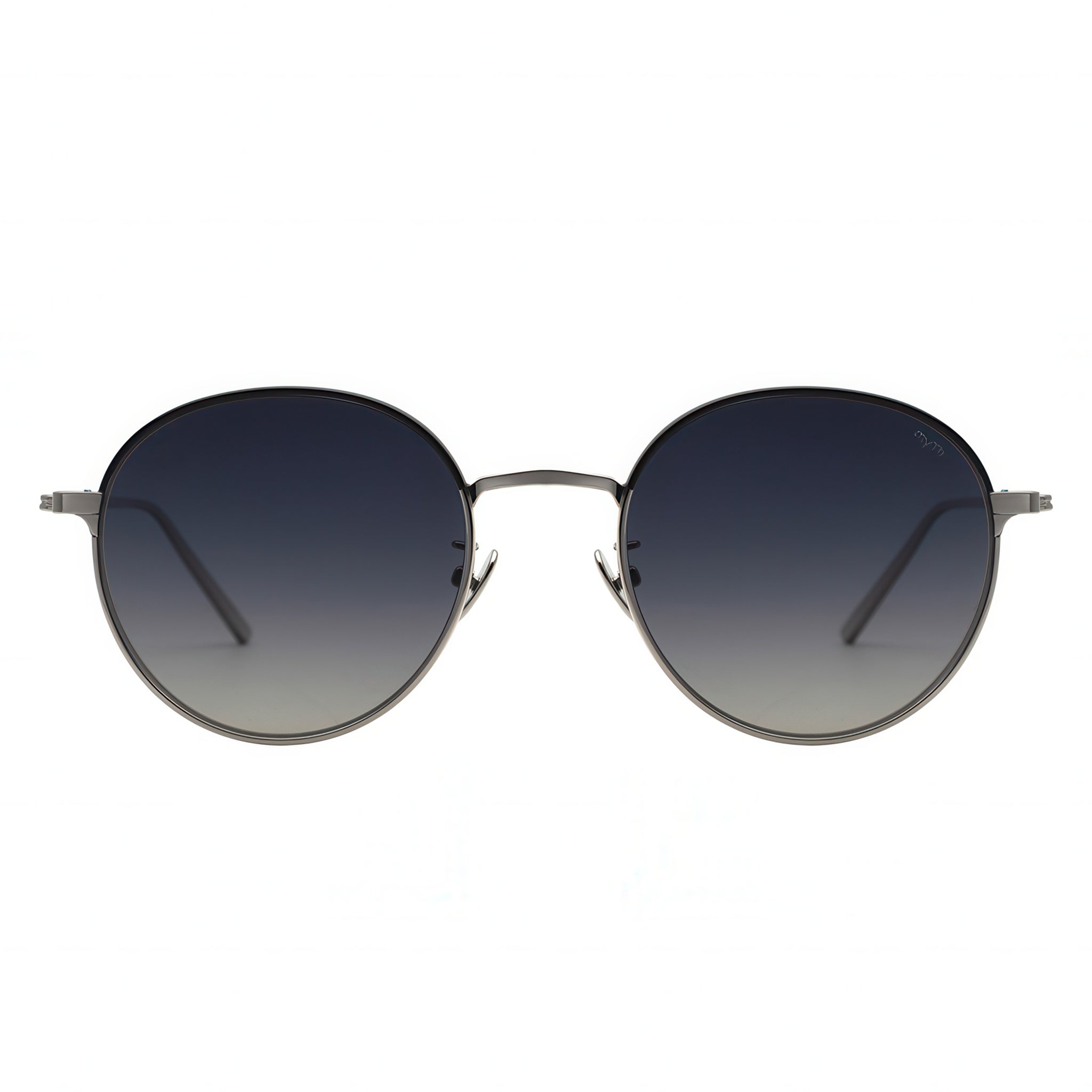 Round sunglasses with polarized lenses 