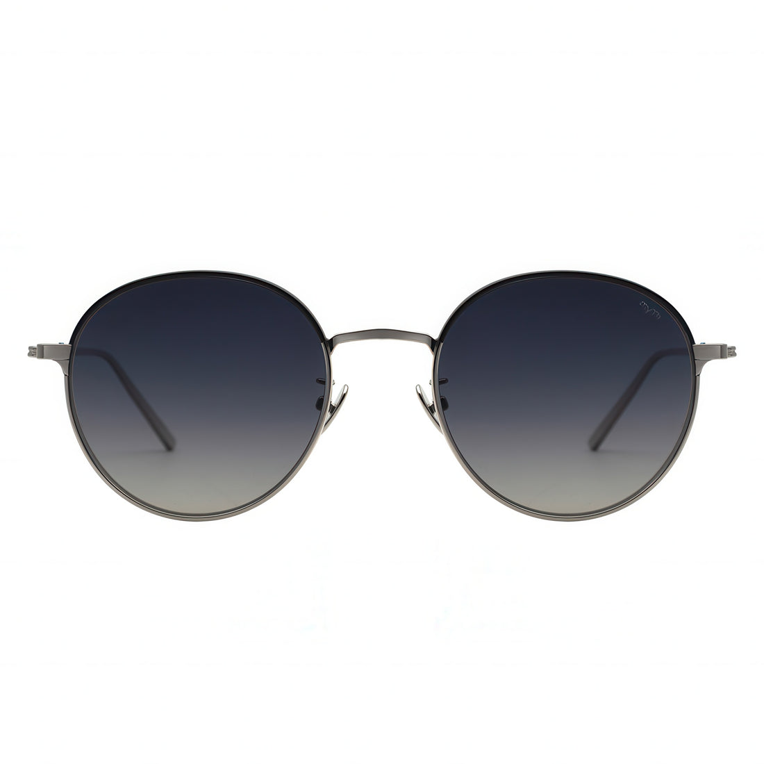 Round sunglasses with polarized lenses 