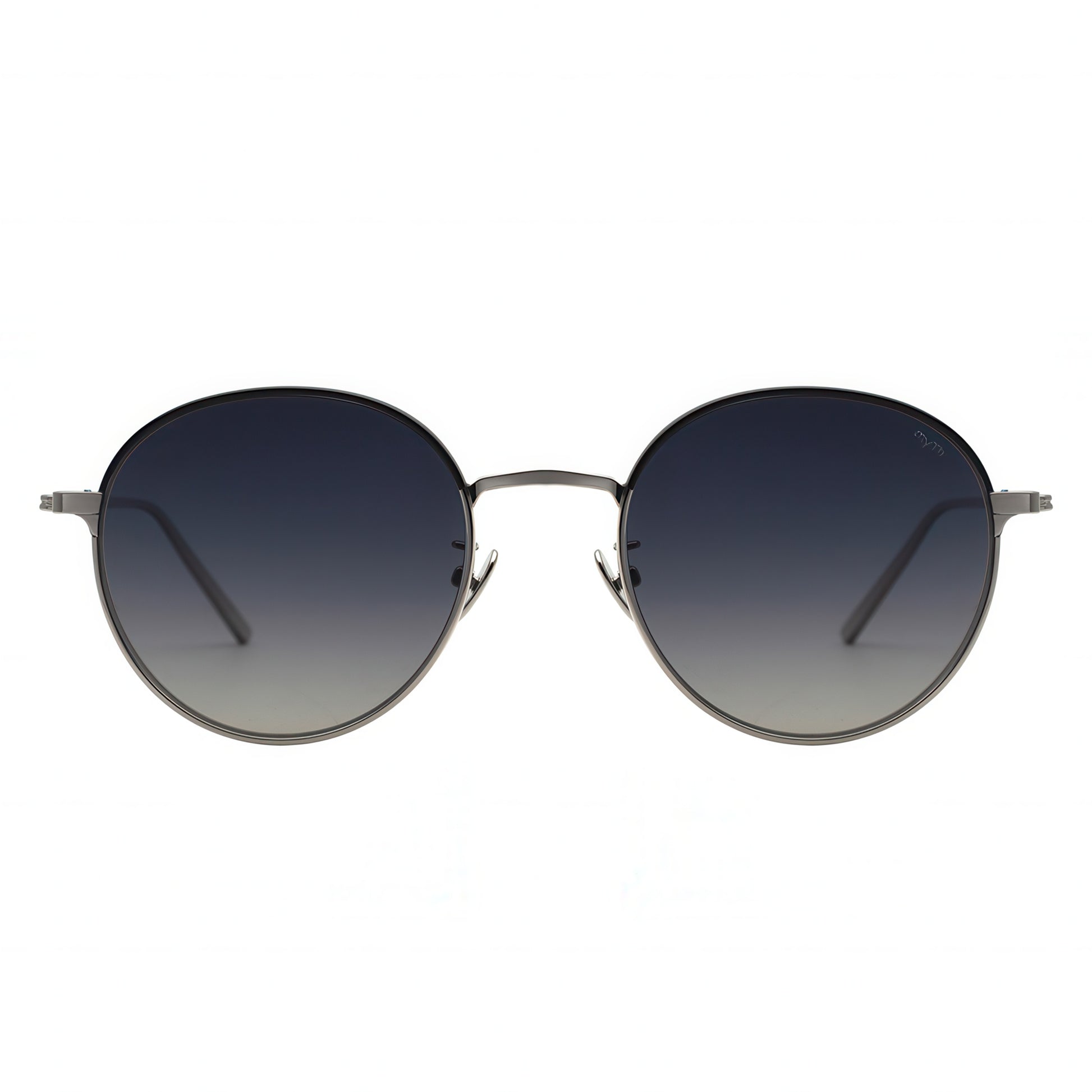 Round sunglasses with polarized lenses 