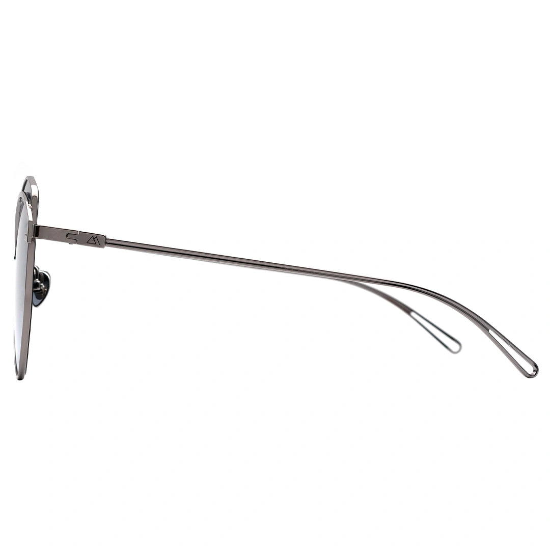 MYTH GREECE ANAIDEIA blue Sunglasses silver metal frame.