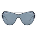MYTH Greece oversized cat eye sunglasses one piece silver metal frame mens and womens with adjustable nose pad