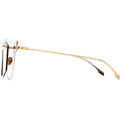 MYTH GREECE PNEUMA square pink sunglasses flat top fashionable double lens sunglasses thin gold metal  frame mens and womens 