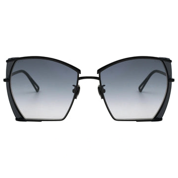 DIANA gray gradient sunglasses thin metal frame