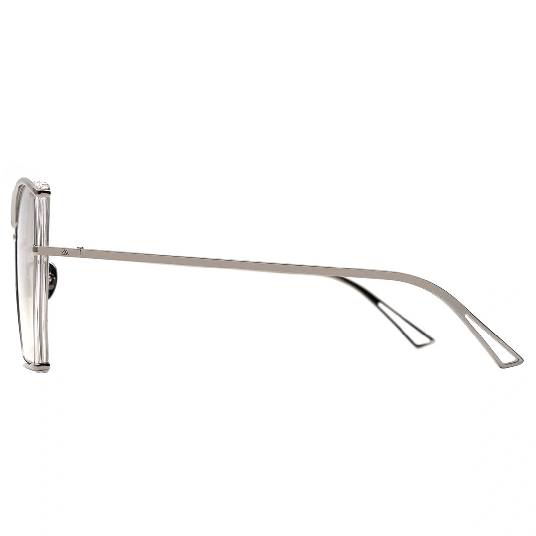 DIANA light-tinted gradient sunglasses thin metal frame