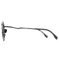 MYTH GREECE DARKO aviator black dark sunglasses futuristic two tone lens avant-garde fashion thin frame novetly mens and womens