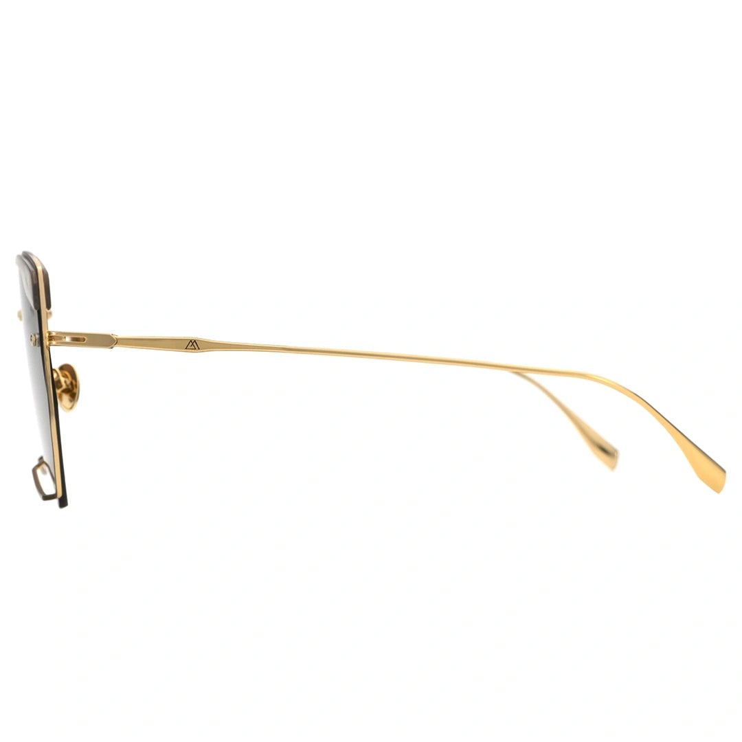 MYTH GREECE ESCHER geometric sunglasses brown thin gold metal frame aviators vintage retro elegant sunglasses fashion