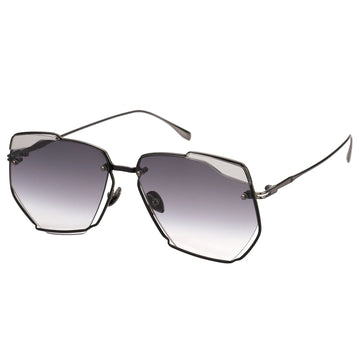 MYTH GREECE ESCHER geometric sunglasses grey thin metal frame aviators vintage retro elegant sunglasses
