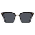 Facade browline metal sunglasses thin frame metal sunglasses with gold metal frame