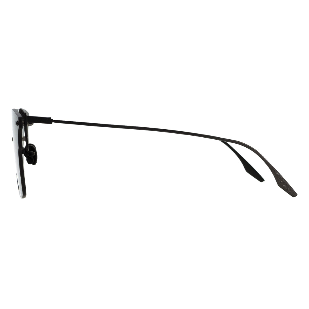 Facade browline metal sunglasses thin frame metal sunglasses with black metal frame