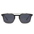 MYTH Greece FANTASY square round black sunglasses thin metal frame with double bridge design in 70s retro vintage oval mens and womens