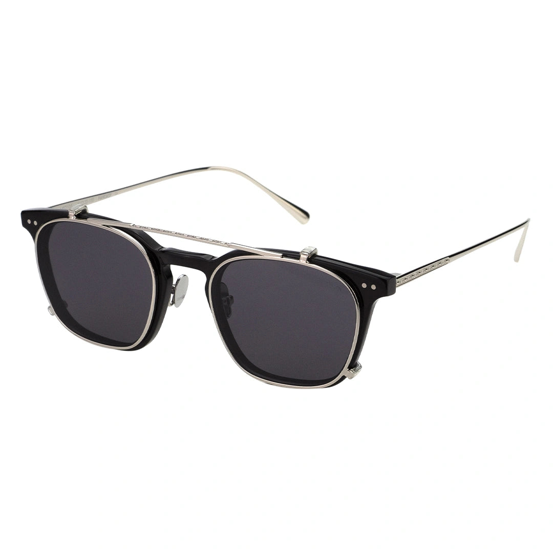 MYTH Greece FANTASY square round black sunglasses thin silver metal frame with double bridge design in 70s retro vintage oval mens and womens