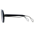 2077 oversized aviators grey lens sunglasses unisex 