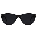 Black cat-eye sunglasses