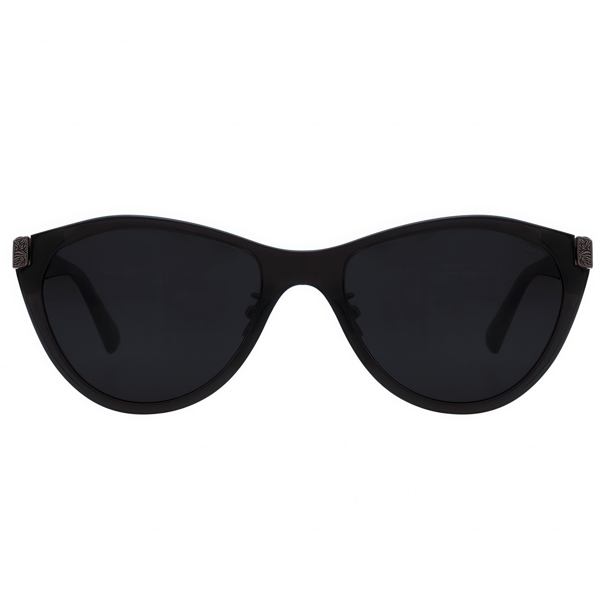 Black cat-eye sunglasses