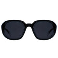 Black sunglasses on a white background