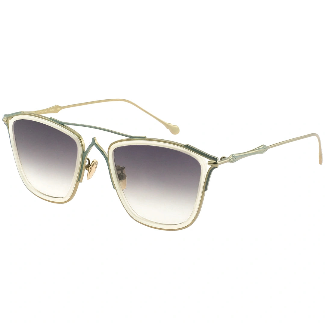 Square gradient sunglasses. Gray gradient sunglasses. 