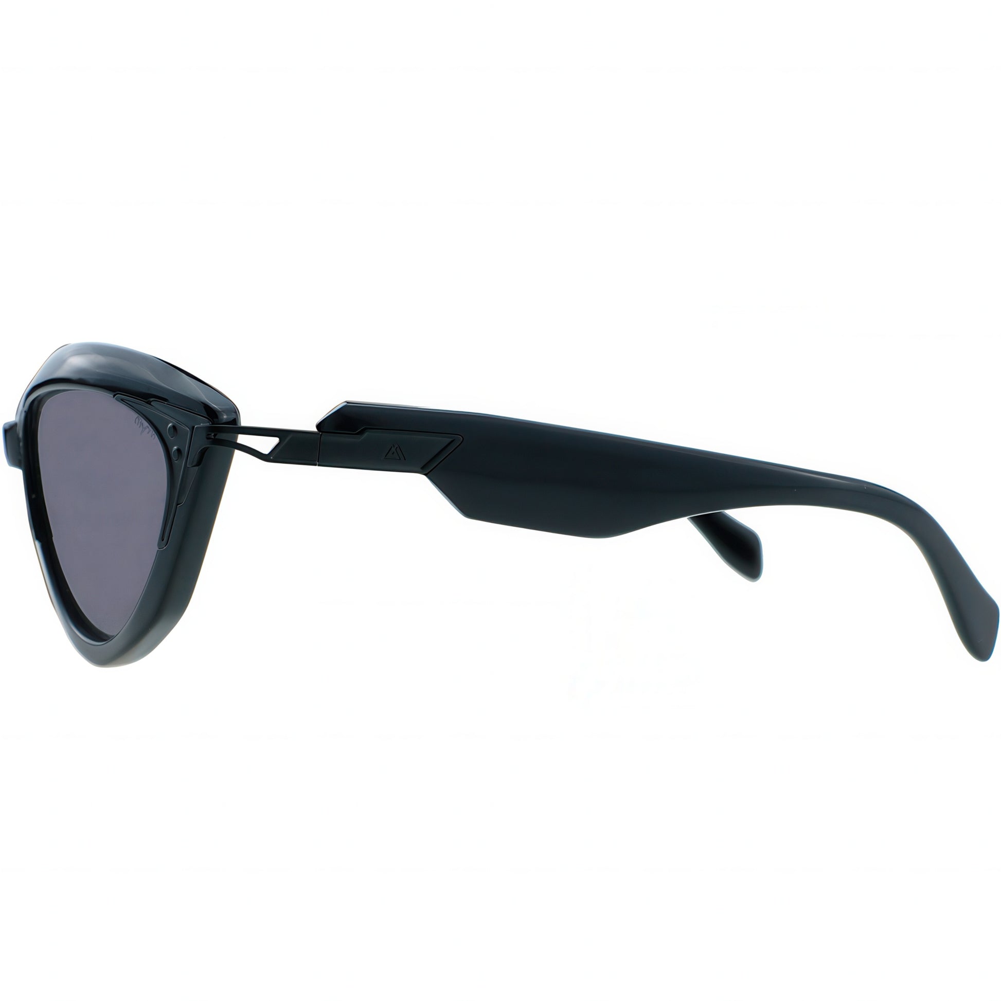 Black sunglasses on a white background