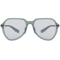 MYTH GREECE EAGLE oversized aviator sunglasses light grey lens thin light grey acetate and silver metal frame with adjustable nose pad mens and womens