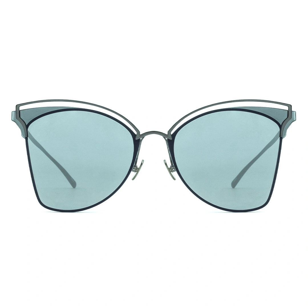 MYTH GREECE FAERIE butterfly blue sunglasses, blue metal frame sunglasses for mens and womens