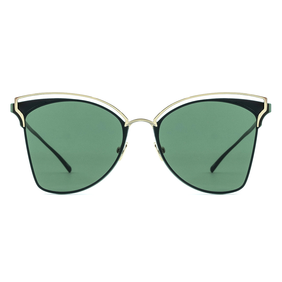 MYTH GREECE FAERIE butterfly green lens  sunglasses, metal frame sunglasses for mens and womens
