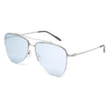 MYTH GREECE HEPHAESTUS silver Metallic aviator sunglasses, metal frame sunglasses with double bridge design mens and womens navigator sunglasses
