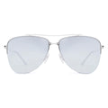MYTH GREECE HEPHAESTUS silver Metallic aviator sunglasses, metal frame sunglasses with double bridge design mens and womens navigator sunglasses
