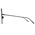 MYTH GREECE QUINN oversized cat eye butterfly sunglasses all black thin metal frame womens chic