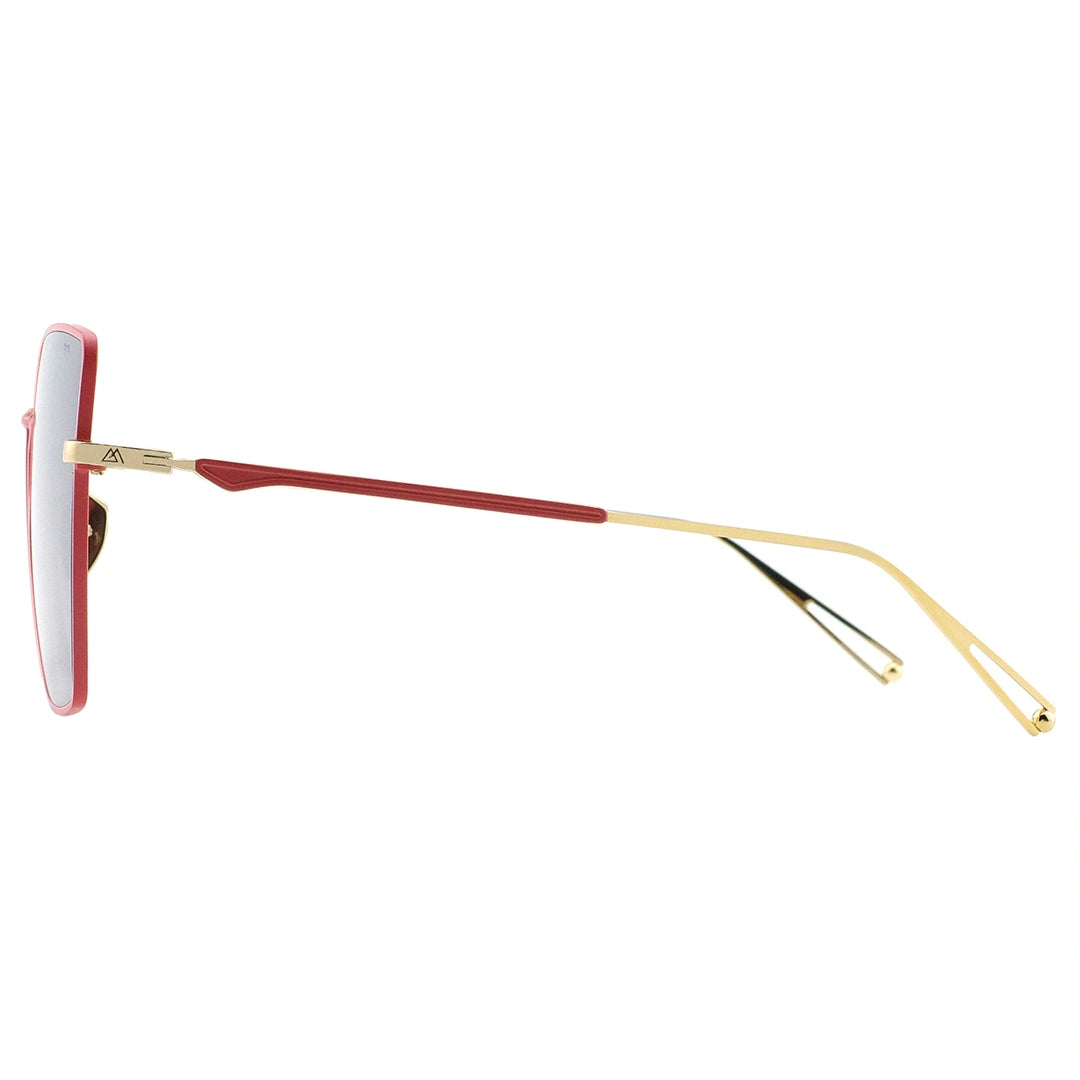 MYTH GREECE SERPENTINE red sunglasses red and gold metal frame with adjustable nose pad