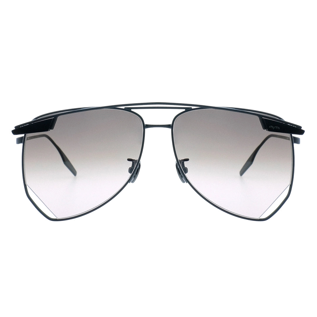 MYTH GREECE STEAMPUK navigator sunglasses double bridge grey lens thin metal frames with adjustable nose pad mens and womens
