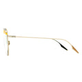 STEAMPUK aviator sunglasses double bridge light green gradient lens thin gold metal frames 