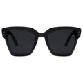 MYTH GREECE S PHASE square all black sunglasses thick frame acetate sunglasses oversiezed black sunglasses with adjustable nose pad mens and womens 
