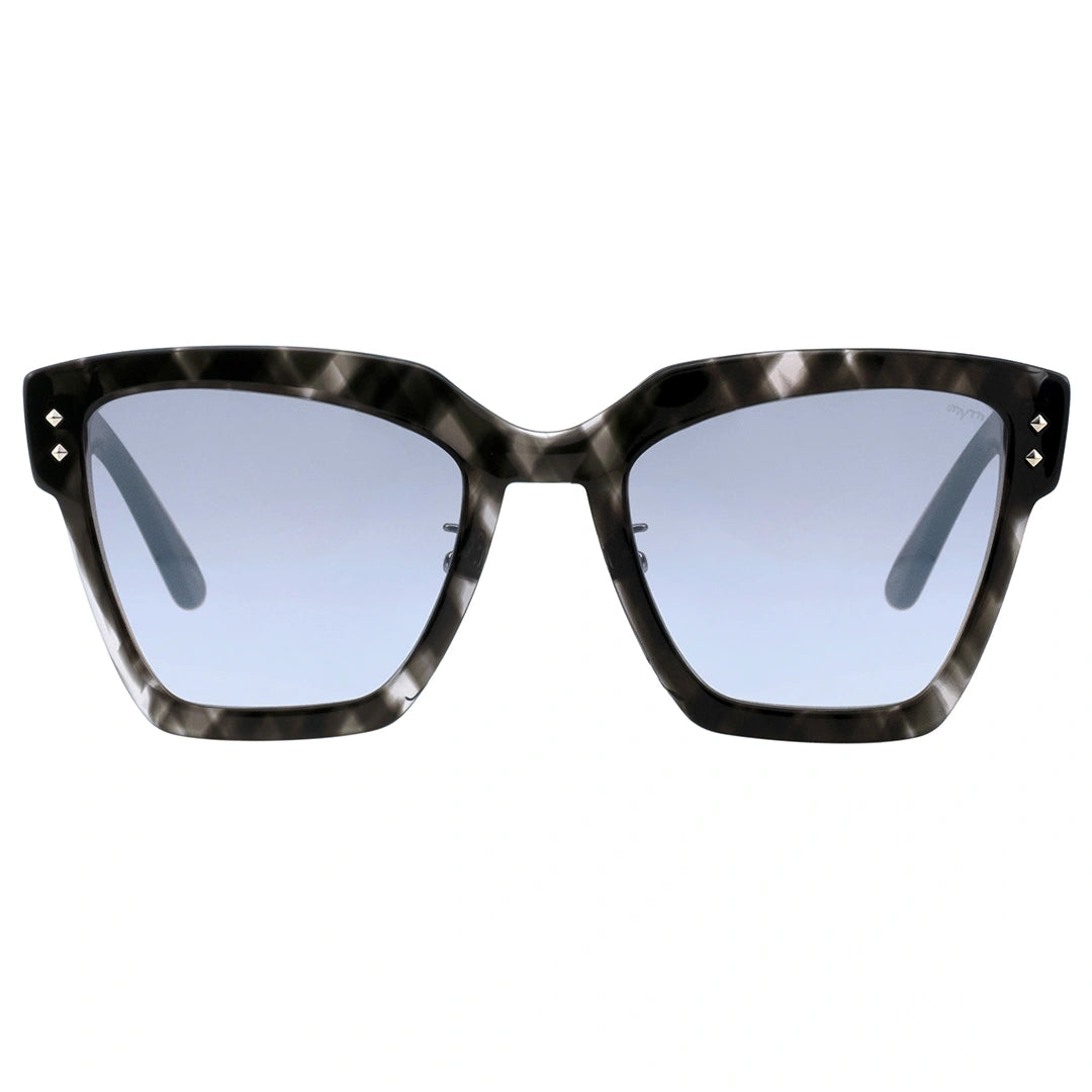MYTH GREECE S PHASE  black and white checked sunglasses, square sunglasses
