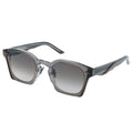 MYTH GREECE TEMPERA square clear sunglasses grey lens crystal and metal frame with adjustable nose pad womens and mens