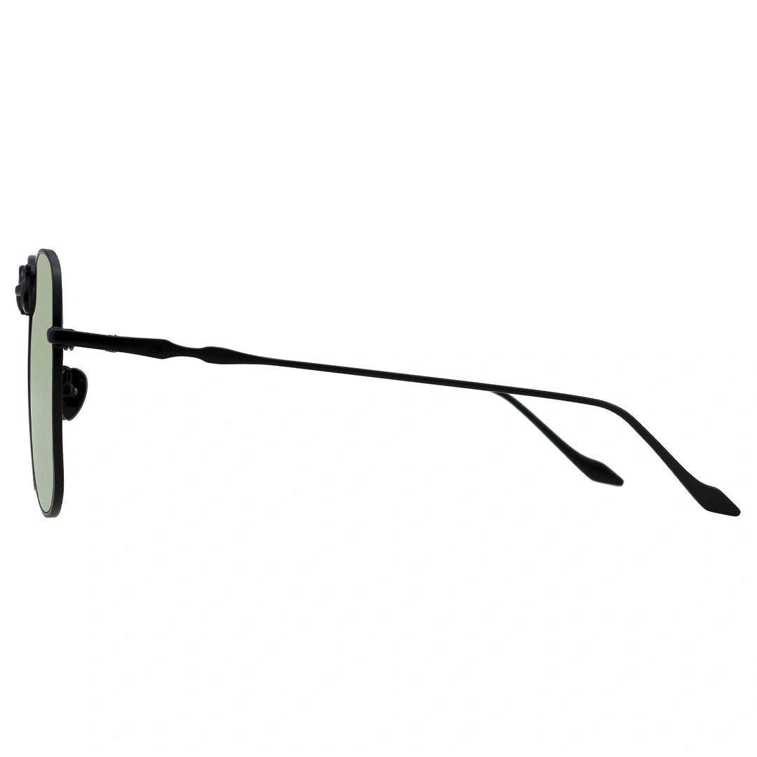 MYTH GREECE YIN YANG retro aviator sunglasses green lens thin metal frame with adjustable nose pad mens and womens
