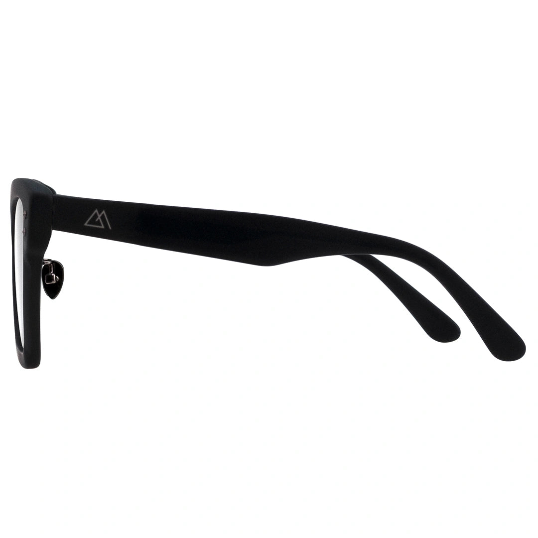 MYTH GREECE S PHASE square all black sunglasses thick frame acetate sunglasses oversiezed black sunglasses with adjustable nose pad mens and womens 
