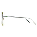 MYTH GREECE μορφώ  square sunglasses light tinted gradient lens thin silver metal frames 