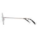 MYTH Greece CIR ZERO dark
retro round sunglasses black, thin silver metal frame sunglasses with adjustable nose pad, sunglasses in 70s