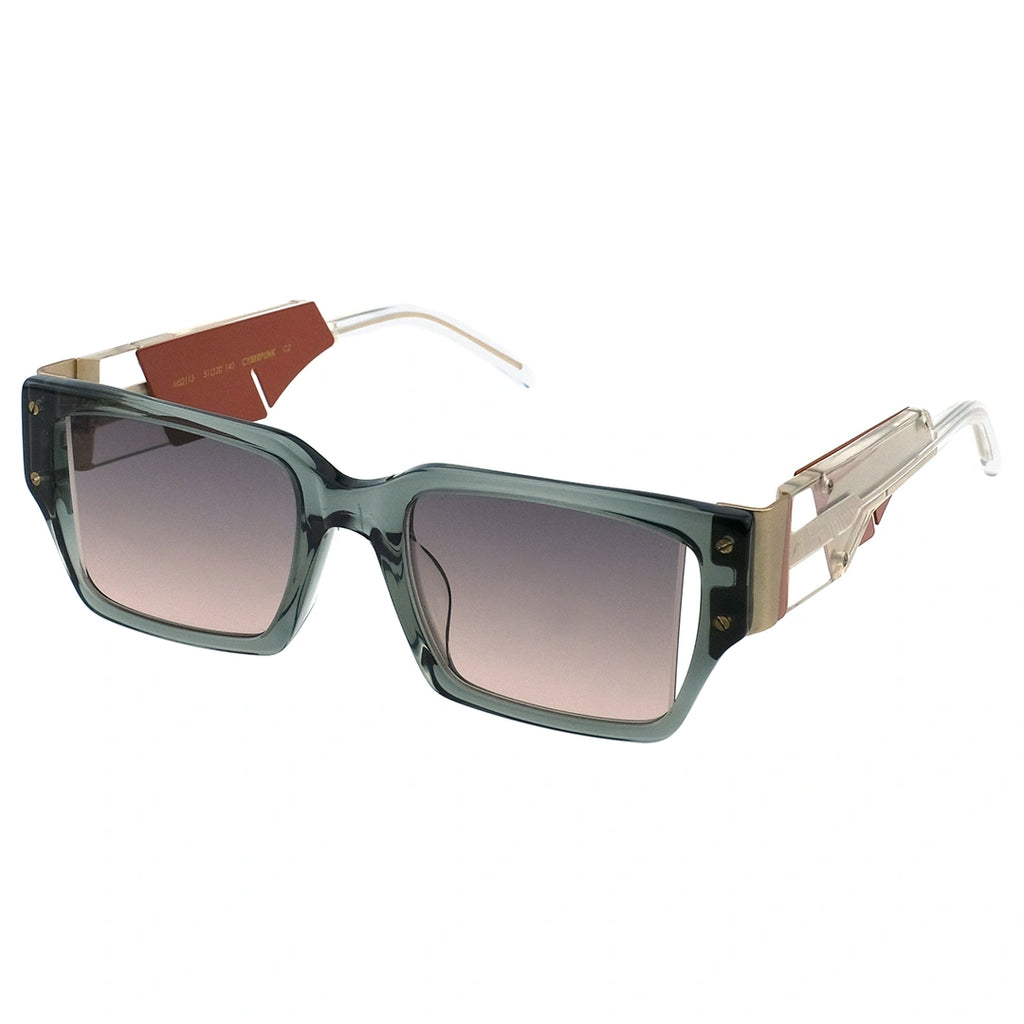 MYTH Greece Cyberpunk retro rectangle sunglasses side shield frames cool sunglasses mens and womens
