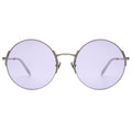 MYTH Greece arete retro round sunglasses thin silver metal frame and purple lens ladies and womens round sun glass