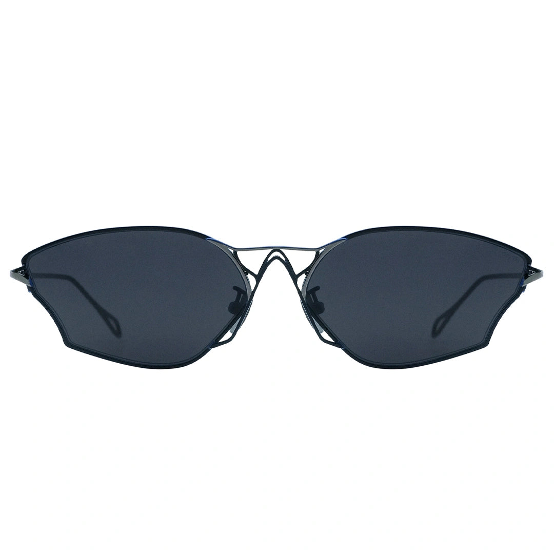 MYTH Greece αστρολογία metal cat eye oval sunglasses black lens thin silver frame sunglasses cool and sleek with adjustable nose pad mens and womens 