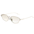 MYTH Greece αστρολογία oval cat eye metallic sunglasses timeless lens thin silver frame cool and sleek with adjustable nose pad mens and womens